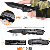 Gift for Dad, Multitool Knife BEST DAD EVER for Camping, Fathers Day Christmas Unique Dad Gifts, Dads Birthday Gift from Daughter Son, Christmas Ideal Presents for Dads, Gadget Present for Father