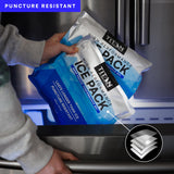 Arctic Zone Titan Deep Freeze Ice Pack- (2 Pack) 600 Gram High Performance Ice Pack - Long-Lasting, Puncture-Resistant Cold Pack Filled with Non-Toxic Gel…