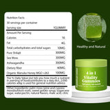 4 in 1 Gummies,Shilajit Gummie,4 in 1 Shilajit Gummies for Men, Vegan & Sugar Free Formula Natural Energy & Vitality Support (1*PCS)