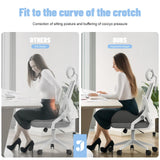 JESIDO Seat Cushion for Office Chair, Sciatica and Tailbone Pain Relief Cushion, Coccyx Cushion for Car, Desk Chairs, Wheelchair