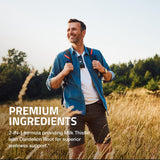 Bronson Milk Thistle Silymarin Marianum & Dandelion Root Liver Health Support, Antioxidant Support, Detox, 250 Capsules