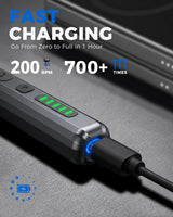 Mini Electric Screwdriver Set 140-IN-1: UnaMela Small Electric Screwdriver Cordless - 120 Precision Bits, 5 Torque Settings, LED Light, Magnetic Power Screwdriver Repair Tool Kit for PC RC Electronics