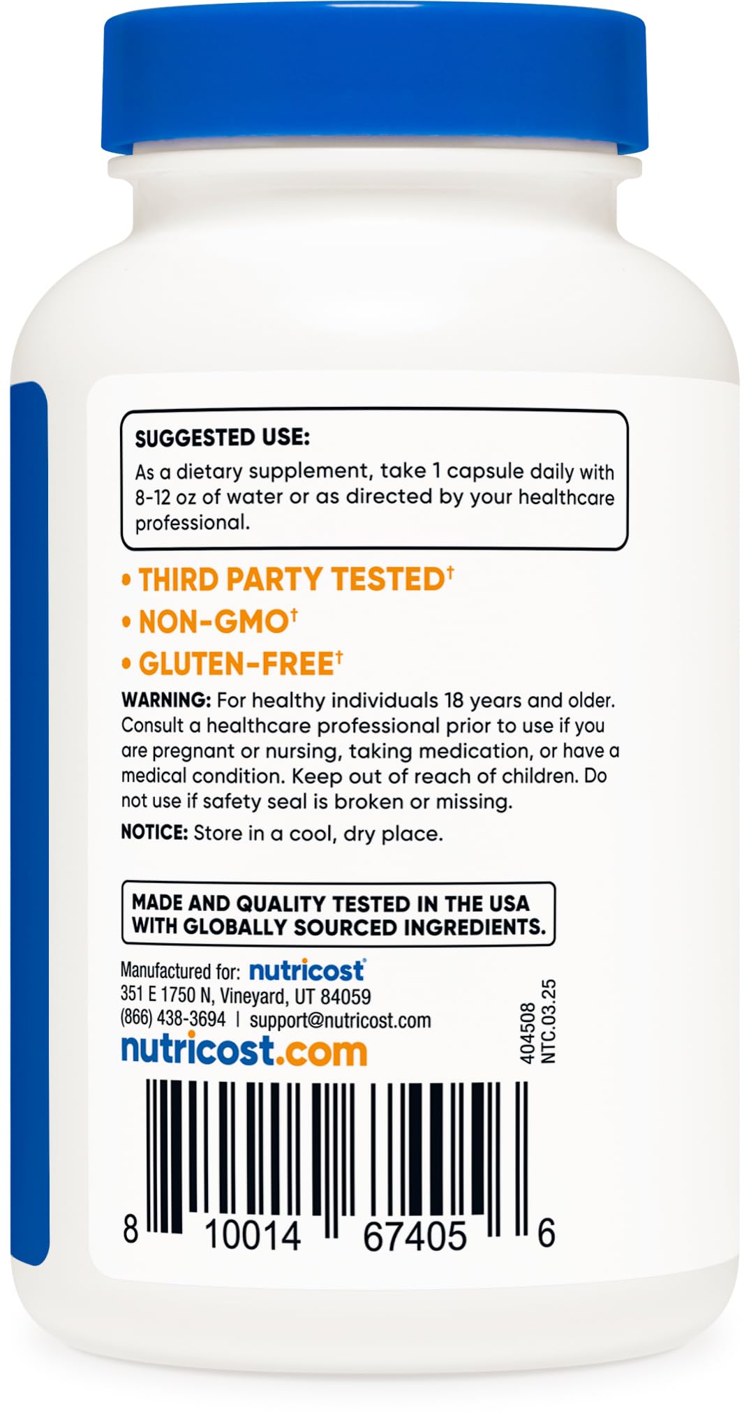 Nutricost Soy Isoflavones 150mg, 180 Veggie Capsules - Gluten Free, Non-GMO, Vegetarian Friendly