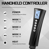 Father's Day Gifts for Dad Men Women Mom, Mother's Day, Christmas, Air Compression Massager with Heat for Foot, Leg, Calf, Thigh, Knee, Helpful for Varicose Veins,Muscle Fatigue, Cramps Swelling Edema