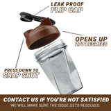 HELIMIX 1.5 Vortex Blender Shaker Bottle Holds Upto 20oz | No Blending Ball or Whisk | USA Made | Portable Pre Workout Whey Protein Drink Shaker Cup | Mixes Cocktails Smoothies Shakes | Top Rack Safe