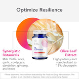 Biocidin Olivirex - Oleuropein Olive Leaf Extract Capsules - High Potency, 18% Oleuropein - Promote Microbial & Immune Support - Professional-Grade Botanical Blend for Detox & Wellness (60 Capsules)