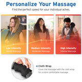 Etekcity FSA HSA Eligible Cordless Neck Massager with Heat for Pain Relief Deep Tissue, FSA Wearables, Rechargeable Shiatsu Back Shoulder Massage Tool, Best Gift for Mother, Father, Women, Men