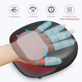 COMFIER Wireless Hand Massager with Heat -3 Levels Compression & Heating,Rechargeable Hand Massager Machine for Carpal Tunnel,Ideal Gifts for Women (Black),Gift for Men Women,FSA HSA Eligible