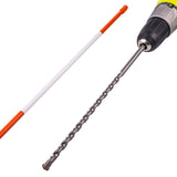 100-2500 Pack 48 Inch Driveway Markers 1/4 Inch Dia - with 12" Install Drill Bit, Snow Stakes, Snow Plow Markers, Snow Poles, Rods (100)