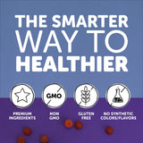 SmartyPants Toddler Multivitamin Gummies: Omega 3 Fish Oil (EPA/DHA), Vitamin D3, C, Vitamin B12, B6, A, K & Zinc, Biotin, Beta Carotene, Gluten Free, Three Fruit Flavors, 180 Count (60 Day Supply)