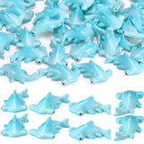 Geelin 50 Pcs Mini Resin Hammerhead Shark Figurines Tiny Resin Figurines Small Ornament Charms Figure Tiny Animals for Landscape Aquarium Garden Desktop Birthday Party