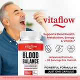 VitaFlow Capsules - Official VitaFlow Balance Supplement Support Capsule, Vitaflow All Natural Premium Advanced Formula, Vita Flow Pills Balance Support, 30 Capsules for 1 Month