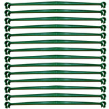 100Pcs Plant Stake Arms for Tomato Cage,11.8" Garden Stake Connectors with 2 Adjustable Buckles,Expandable Trellis Connectors Attach 11mm Diameter Plant Stakes for Climbing Plants Vegetables