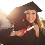 Turandoss Graduation Gifts Bracelets for Her 2026 - Engraved Inspirational Bangle with Graduation Grad Cap Mantra Quote Spread Your Wings and Fly Charm Silver Initial M Bracelets Gifts for Women Her