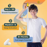 CystoRebalance 25-in 1 Bone Strength Supplement - for Natural Growth, Digestion and Stress - High Absorption - Calcium, Magnesium, Zinc, Ashwaganda and Multivitamins for Age 12+ | 60 Caps