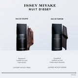 Issey Miyake Nuit d'Issey Eau de Toilette - Fragrance for Men - Leathery, Woody, Fresh - With Notes of Bergamot, Black Pepper, Patchouli & Dark Woods Accord - 2.5 oz
