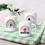 Teenyyou 9 Pcs Vet Tech Week Gifts Mug Bulk 11oz Veterinarian Ceramic Coffee Cup for Women Men Veterinary Technician Gift for Medical Graduate Dog Doctor Animal Lover Christmas Thank You Present