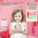Mini Karaoke Machine for Kids & Adult, 4-12 Years Old Girls Christmas Birthday Gift for Boys, Karaoke Toys Gifts for Girls Ages 4, 5, 6, 7, 8, 9, 10, 12 +Year Old Birthday Party