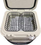 2-Pack Cooler Basket Compatible with Yeti Roadie 24 and 32, Dry Goods Wire Cooler Rack Storage Will Keep Smaller Items Dry and Stay Goods High for Roadie 24 Ice Chest Good to Hold Fruit, Utensils, etc