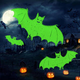 12 in 1 Halloween Christmas Projector Lights Outdoor, 3D Dynamic Ghost/Spider/Bat/Skull/Witch/Nativity/Santa in Sleigh Halloween Decorations,Night Light for Party Home Window Wall Holiday Decor