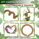 Soupiar 2 Pack 60'' Bendable Moss Pole for Monstera & Pothos - Tall Handmade Coco Coir Plant Support Stakes for Large Climbing Indoor Plants, Potted Houseplant Trellis Accessories