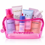 Evereden Kids Skin Care Gift Set for Girls, 6-Piece Gift Set with Bag
