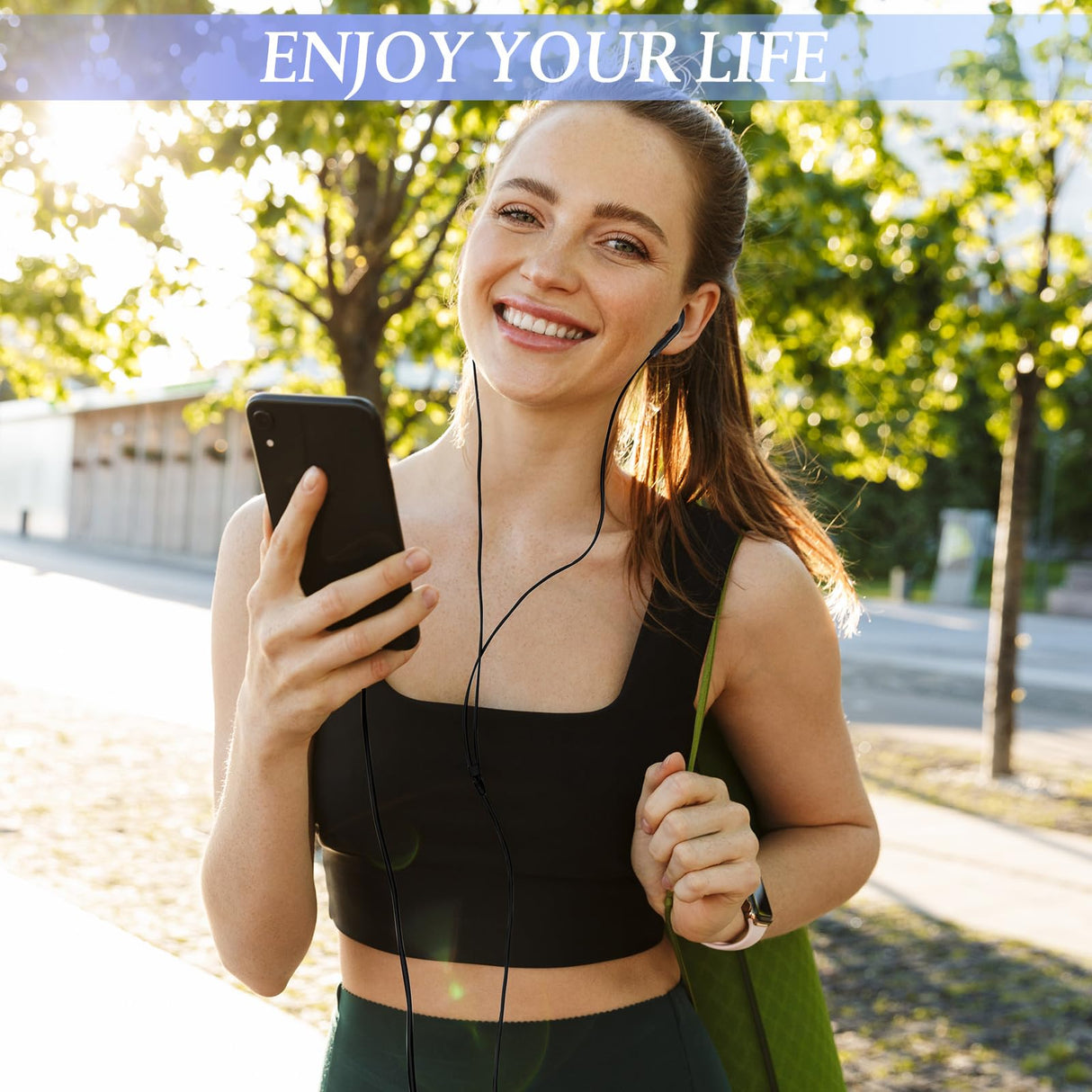 Kanayu 100 Pack Bulk Earbuds for Kids Students Classroom Ear Buds Class Set Headphones Multipack School Earphones Individually Bagged, Operation Christmas Bulk Items(Black,Style 1)