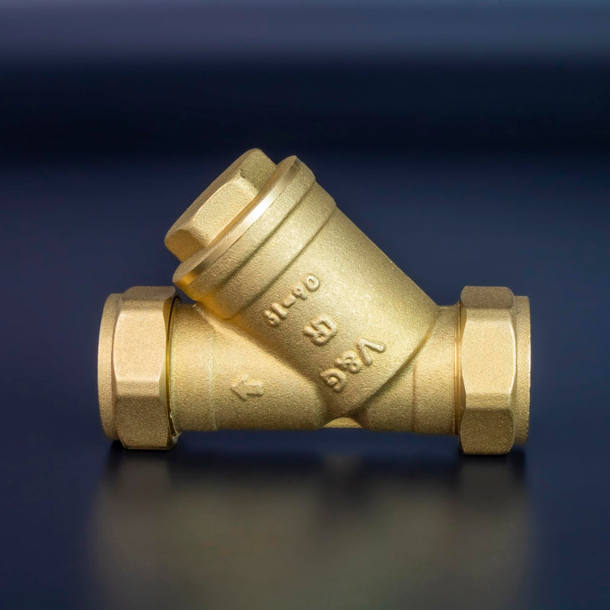 Kudos-Trading - 22mm Y Strainer Brass Compression Stainelss Steel Mesh Filter Anti Leak Design Ideal for Home Central Heating Systems & Radiators Durable Brass Construction Low Maintenance