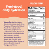 Ultima Replenisher Mocktini Electrolyte Powder Drink Mix – Sugar Free – Peach Bellini, 90 Servings – Hydration Powder with 6 Key Electrolytes and Trace Minerals – Keto Friendly, Non-GMO