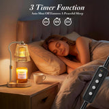 AODHGR Candle Warmer Lamp with Timer Dimmable, Flameless Scented Wax Melter
