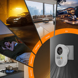 2 Packs Carbon Monoxide detectors Plug in Wall, FayLuron Portable Carbon Monoxide Detector for Travel with Temperature & Humidity Display, Carbon Monoxide Alarm for Home/Hotel/RV
