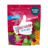 FlavCity Fruit Punch Electrolytes Powder Packets - 28 Hydration Packets - No Added Sugar - Hydration Powder with Real Fruit & Unrefined Sea Salt - Keto & Gluten-Free (28 Stick Packs)