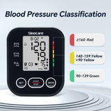 Sinocare Blood Pressure Monitor, Upper Arm Blood Pressure Monitors for Home Use, Adjustable Arm Cuff 8.6"-16.5", One-Button Operation, Dual User, Accurate & Practical (Black)