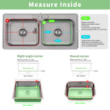 SunnyPoint 304 Stainless Steel Sink Protector Rack – Rust-Resistant Grid for Kitchen Sink Bottom, Scratch Prevention, Drainage Support, Fits Sinks 16.15" x 12.4", Center Drain Hole Required