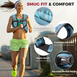 BAGAIL Weighted Vest, 5lbs/10lbs/12lbs/15lbs/20lbs/25lbs/30lbs Weight Vest with Detachable Phone Pouch, Rucking Vest for Women, Men, Walking, Weight Loss, Training, Running