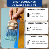 SWRT Blue Painters Tape 1 Inch x 55 Yards, 12 Rolls (660 Yards) – Sharp Clean Paint Lines, No-Residue Painters Tape for Walls, Trim & Baseboards, Easy Removal Masking Tape for Home Projects