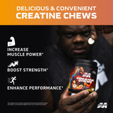 MuscleTech Creatine Chews - Creapure Monohydrate Supplement for Muscle Recovery, Muscle Builder & Energy Boost - Pre Workout Supplement for Men & Women - 90 Chewable Candies, Boogieman Punch
