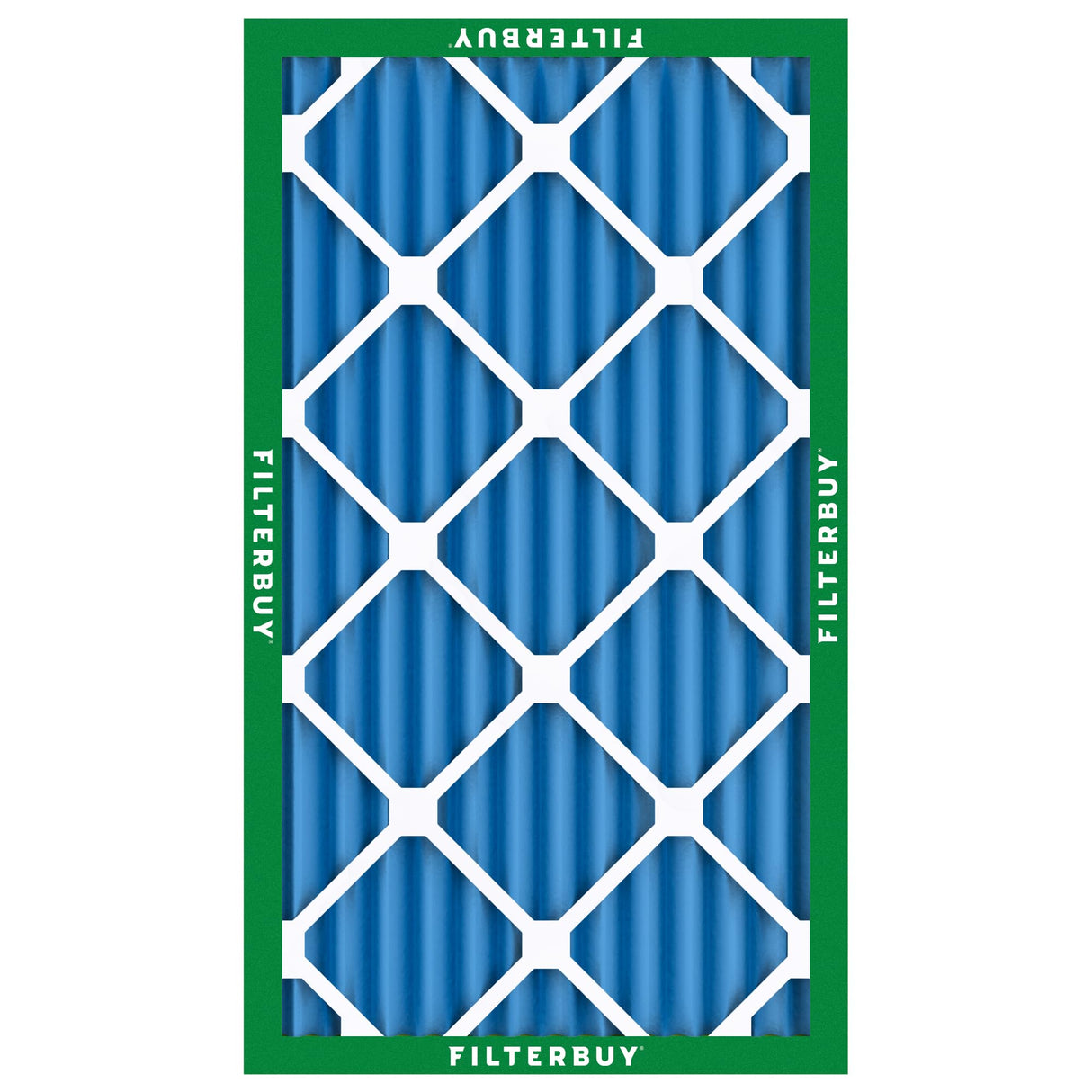 Filterbuy 20x30x2 Air Filter MERV 13 Optimal Smoke & Allergy Defense (2-Pack), Electrostatic Pleated HVAC AC Furnace Filters Replacement (Actual Size: 19.75 x 29.75 x 1.75)