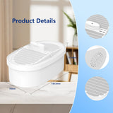 FYAEWPA 4 Pack Water-drop Replacement Filter WD-PF-01A Plus, Reduces PFOA/PFOS, Chlorine, Compatible with Water-drop Pitchers Replacement Filter，Lasts 3 Months or 200 Gallons