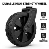 Opkkcun 80L Small Collapsible Wagon Cart Foldable Garden Cart with All Terrain Wheels, Lightweight Portable Utility Wagon for Beach, Camping, Grocery, Shopping, Outdoor Sports