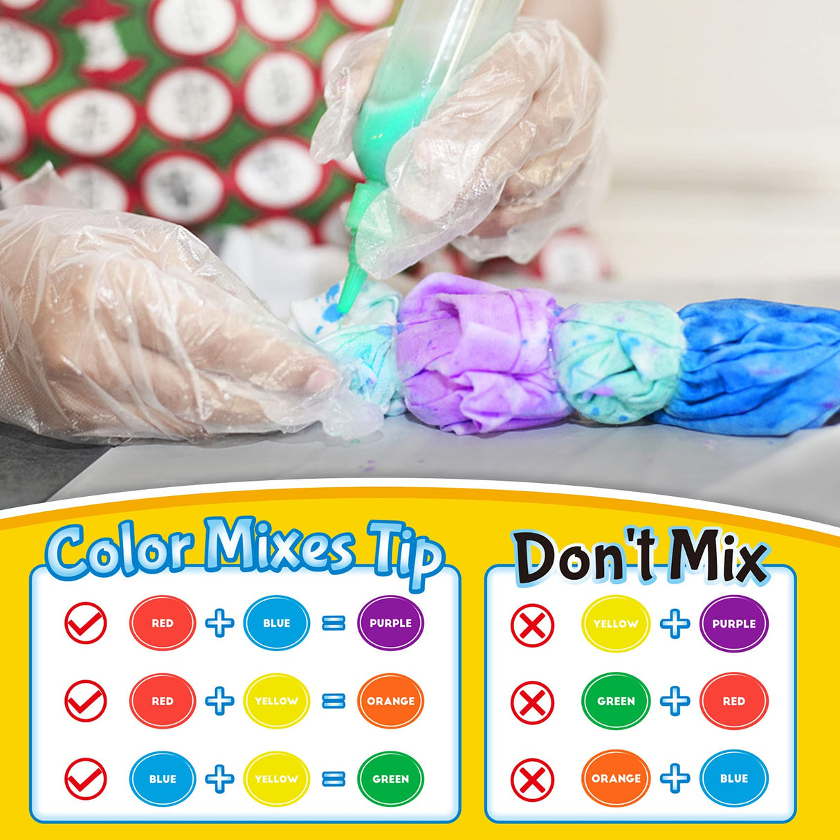 Tie Dye Kit for Kids Adults - Arts and Crafts Toy for Girls & Boys Ages 6-12 - Fabric Tye Dye Craft Kits 20 Colours, Birthday Christmas Gifts for Kids 3 4 5 6 7 8 9 10+