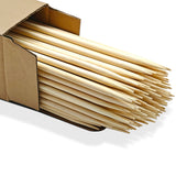 100Pcs 3ft/36in Bamboo Plant Stakes, Garden Stakes, Bamboo Stakes for Tomato, Beans, Potted Plants, Smores Sticks for Fire Pit, Natural Support for Gardening, BBQ, Camping, Home Cooking