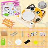 Insnug Pottery Wheel for Kids - Pottery Arts and Crafts for Kids Ages 8-12 with 3 Pack Painting Kit Air Dry Clay Art Supplies Toys for Girls Boy Christmas Birthday Gift for 6+