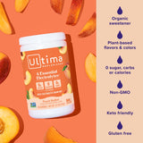 Ultima Replenisher Mocktini Electrolyte Powder Drink Mix – Sugar Free – Peach Bellini, 90 Servings – Hydration Powder with 6 Key Electrolytes and Trace Minerals – Keto Friendly, Non-GMO