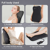 pryfey Back-Massager, Rolling Up and Down Back Massager with Heat 4D Kneading & Red Light Therapy for Pain Relief Deep Tissue, Ultrathin Shoulder Massager Gift for Women Mother's Day Father's Day