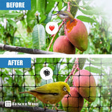 Fencer Wire 7 ft. x 100 ft. Garden & Plant Protective Netting with 3/4" Mesh, Reusable & Doesn't Tangle, Protection Against Bird, Deer and Other Animals, Multiple Choices Available (c. Heavy Duty)