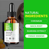 (5 Pack) Gluco Delete Drops, GlucoDelete Liquid Dietary Supplement Extract Advanced Formula Glyco Support, Glucol Gotas Liquido Premium Vitamin Droppers Max Strength Natural Ingredients Review (10oz)