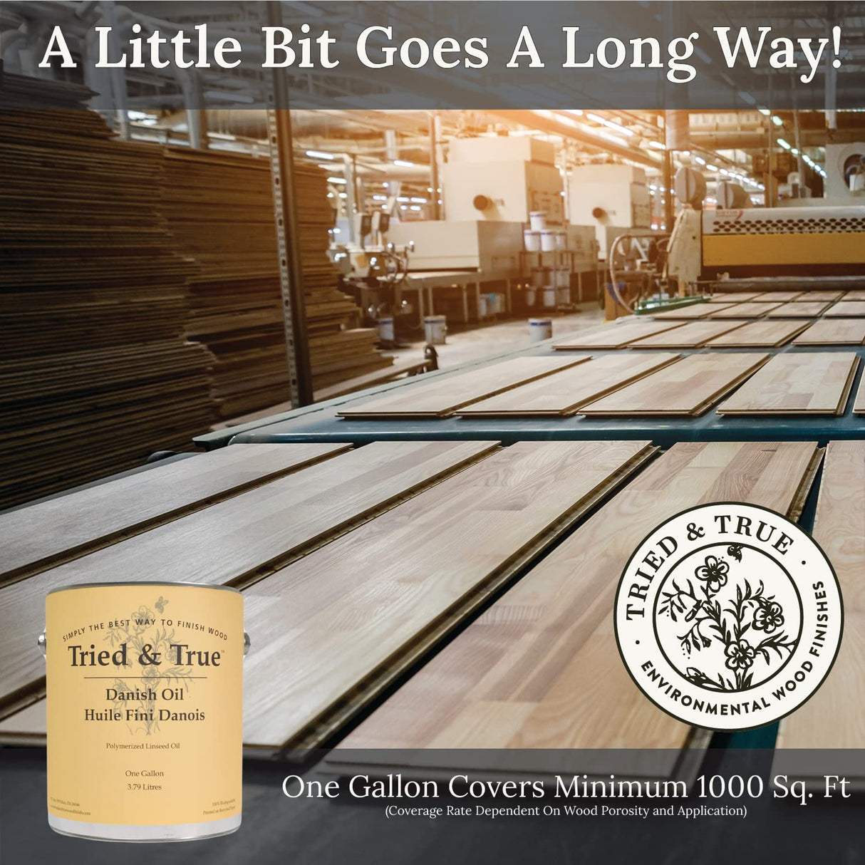 Tried & True Original Wood Finish, Pint - Linseed Oil & Beeswax Blend, Ideal for All Woodwork, Long-Lasting Durability, Food Safe Sealer, Non-Toxic Wood Finish