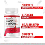 Premium Glyco Capsules - Official PremiumGlyco Advanced Blood Support, Natural Premium Glycol Pills Maximum Strength Health & Wellness Multivitamin Supplement, 60 Capsules for 1 Month