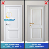 2Pack Door Reinforcement Lock Withstands 800lbs of Force - White Extra Proof Door Lock for Kids Safety Drilling Required,Prevents Unauthorized Entry,Add a Door Security Locks for Home Safety & Privacy